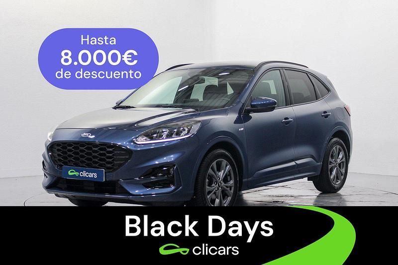 Azul Usado 2022 Ford Kuga ST-Line SUV | 21.990 € (Un poco caro) - Imagen 1/4