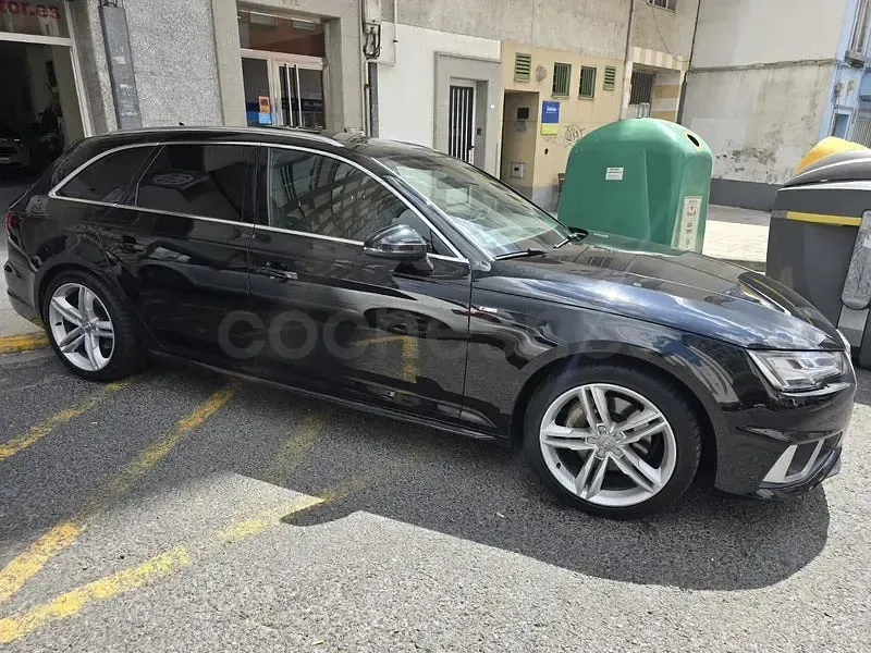 Usado Audi A4 S-Line 190 CV (139 kW) 2019 Negro Familiar
