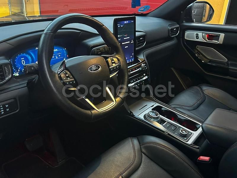 Azul Usado 2021 Ford Explorer ST-Line SUV | 41.450 € (Precio justo) - Imagen 1/4