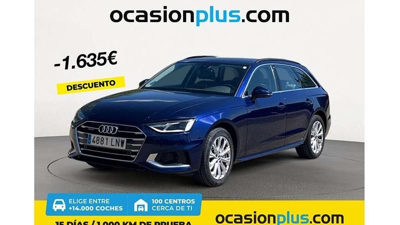 Azul Usado 2021 Audi A4 Advanced Familiar | 27.264 € (Precio justo) - Imagen 1/4