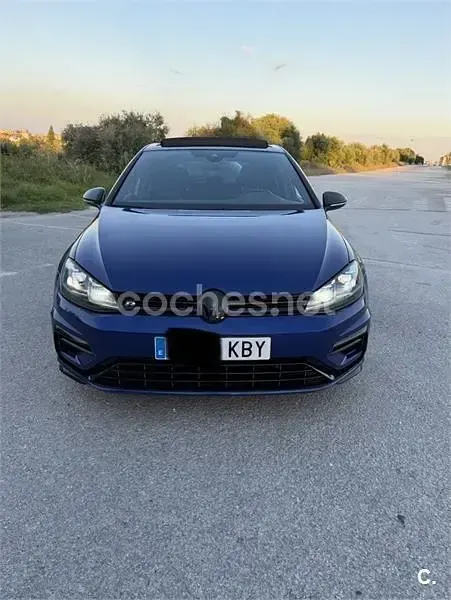 Usado VW Golf VII R 310 CV (228 kW) 2017 Azul Familiar
