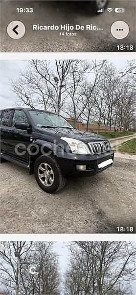 Usado Toyota Land Cruiser 166 CV (122 kW) 2007 Negro SUV