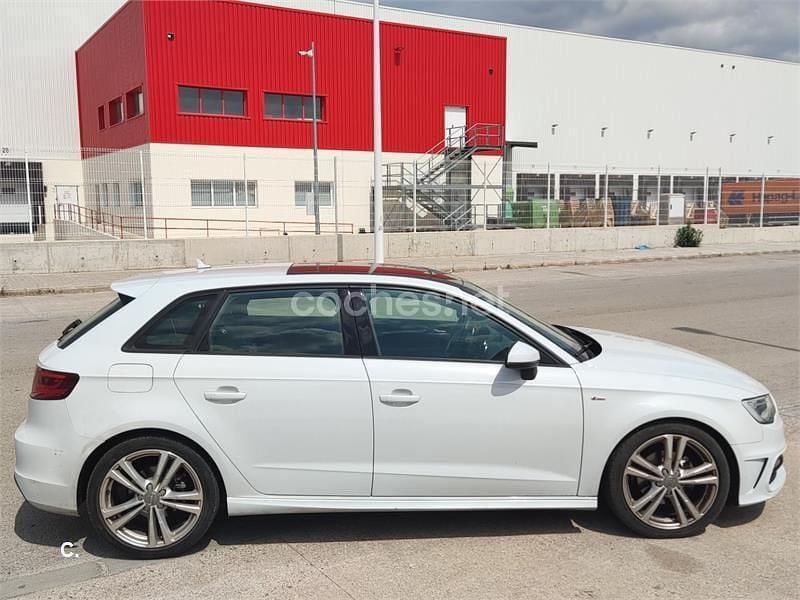 Usado Audi A3 S-Line 150 CV (110 kW) 2015 Blanco Berlina