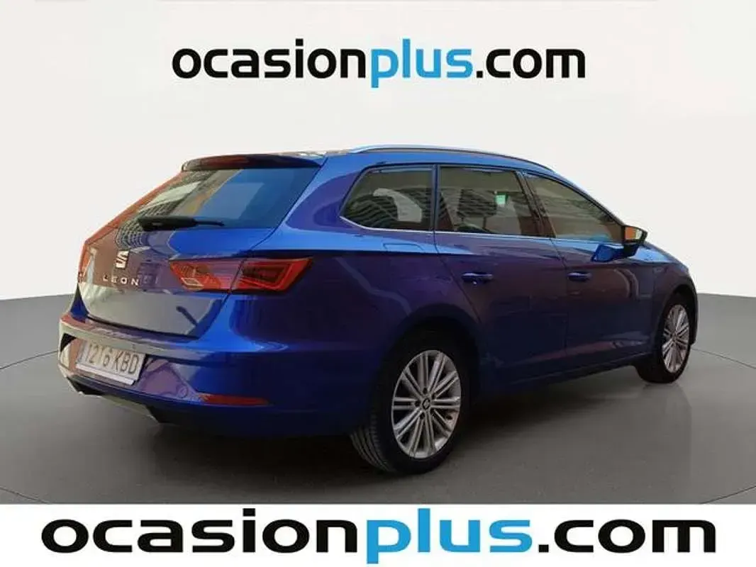 Usado Seat Leon ST XCELLENCE 150 CV (110 kW) 2017 Azul Familiar