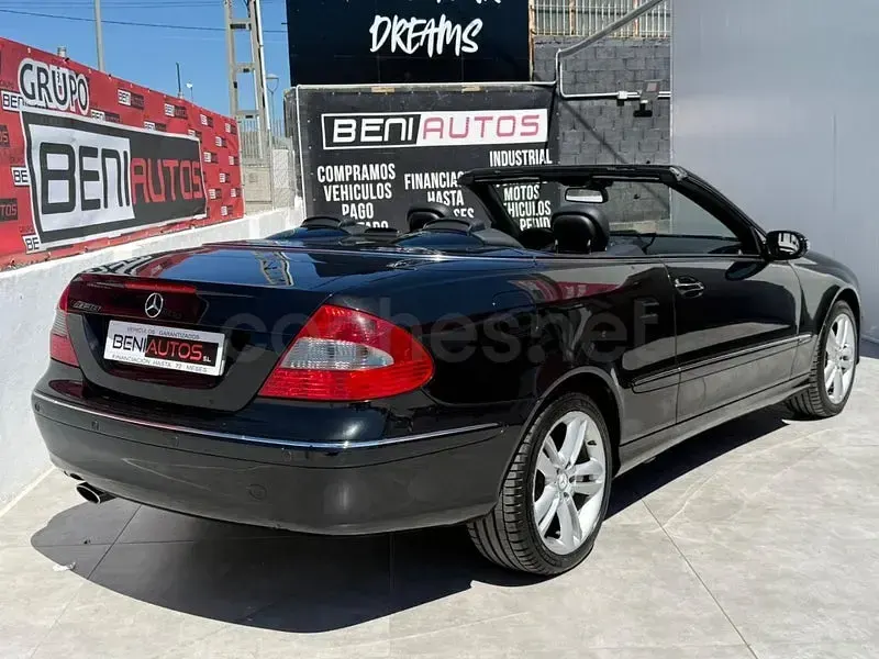 Usado Mercedes CLK200 Avantgarde 184 CV (135 kW) 2008 Negro Descapotable