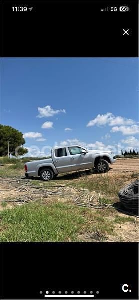 Usado VW Amarok Highline 163 CV (119 kW) 2013 Gris / plata Pickup/Camioneta