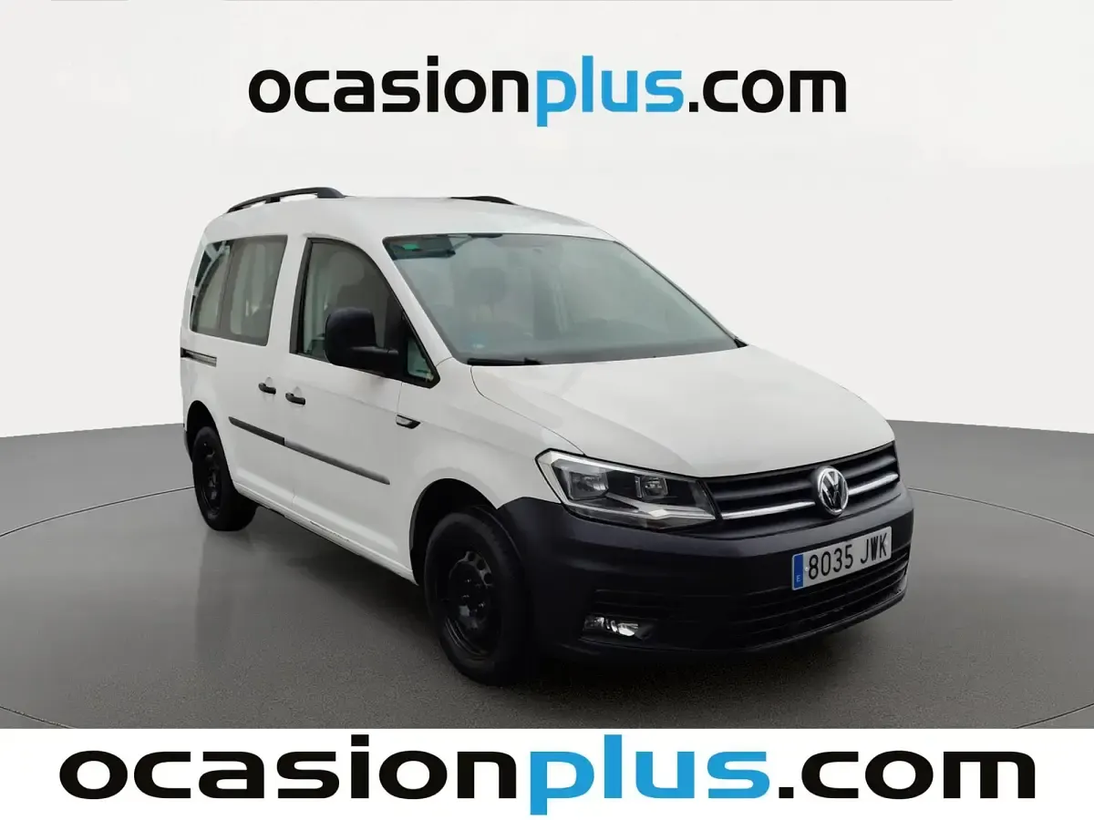 Usado VW Caddy 102 CV (75 kW) 2017 Blanco Monovolumen