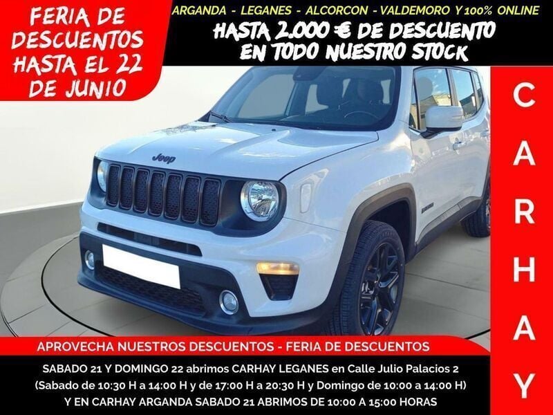 Blanco Usado 2018 Jeep Renegade Night Eagle SUV | 16.390 € (Precio justo) - Imagen 1/4