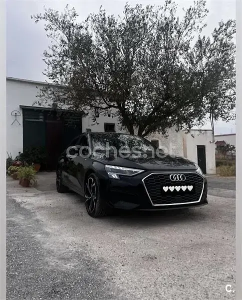Usado Audi A3 S-Line 110 CV (80 kW) 2022 Negro Berlina