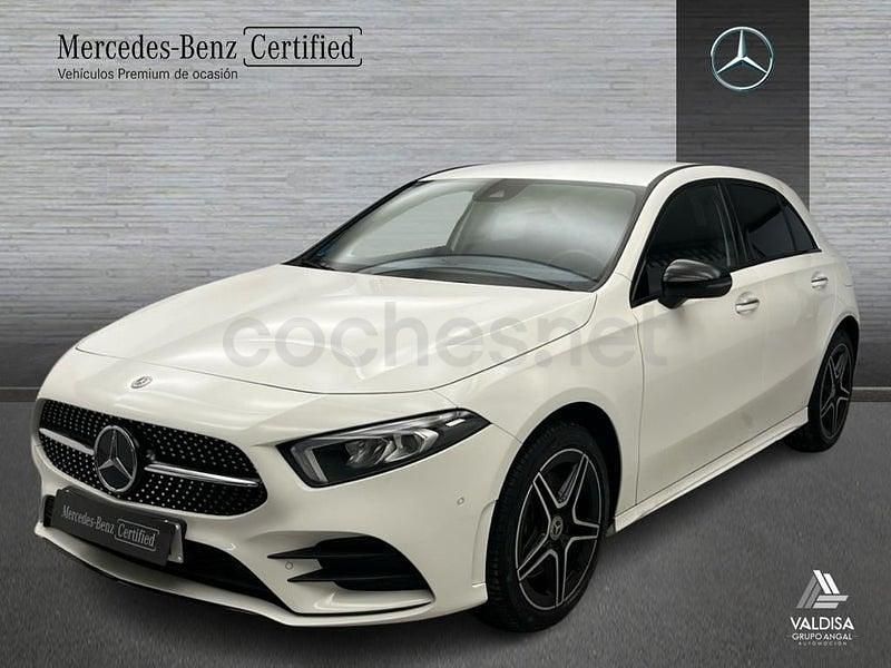 Usado Mercedes A250 AMG line 218 CV (160 kW) 2022 Blanco polar Berlina