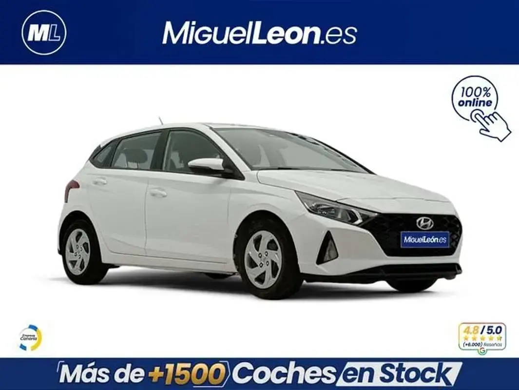 Usado Hyundai i20 101 CV (74 kW) 2022 Blanco Utilitario