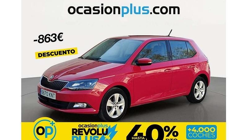Usado Skoda Fabia 95 CV (69 kW) 2018 Rojo Utilitario