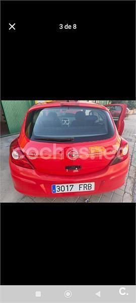 Usado Opel Corsa 90 CV (66 kW) 2007 Rojo Berlina
