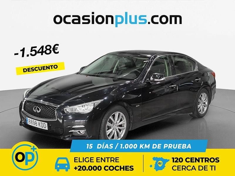 Usado Infiniti Q50 Premium 170 CV (125 kW) 2017 Negro Berlina