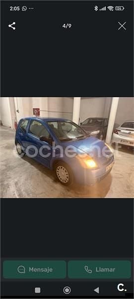 Usado Citroën C2 Furio 75 CV (55 kW) 2006 Azul Utilitario