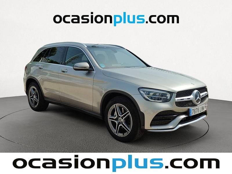 Usado Mercedes GLC220 AMG 194 CV (142 kW) 2022 Gris plata SUV