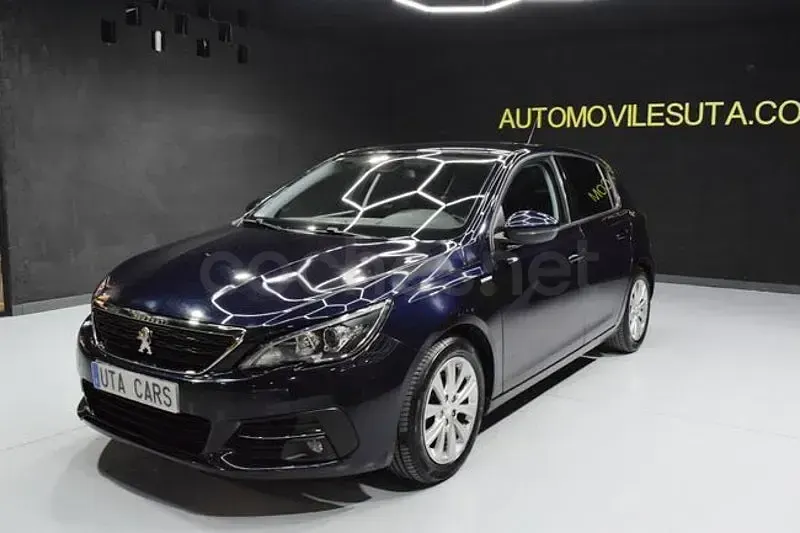 Usado Peugeot 308 Style 130 CV (95 kW) 2020 Azul Berlina