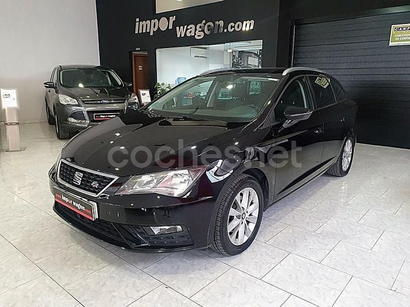 Negro Usado 2018 Seat Leon Style Familiar | 12.900 € (Precio justo) - Imagen 1/4