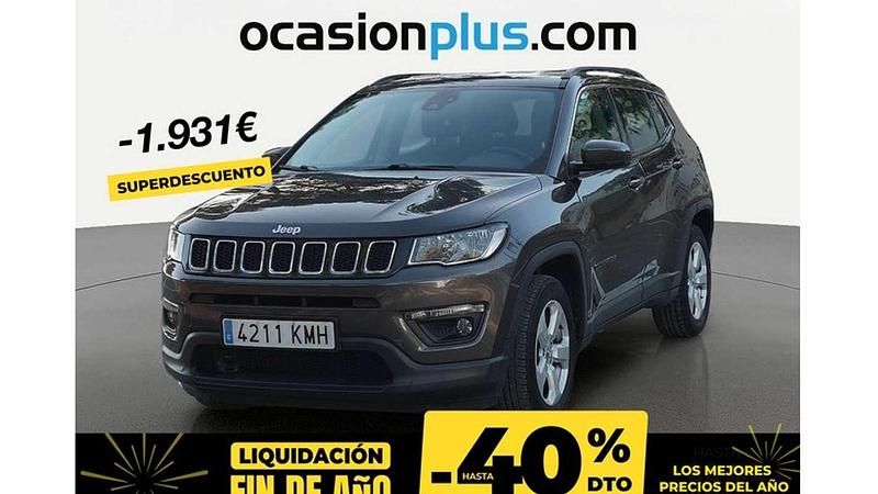 Gris Usado 2018 Jeep Compass Longitude SUV | 14.319 € (Buen precio) - Imagen 1/4