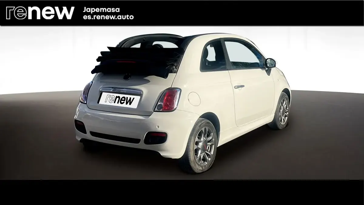Usado Fiat 500C S 69 CV (50 kW) 2014 Bela pastelna Descapotable