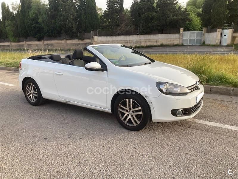 Usado VW Golf Cabriolet 105 CV (77 kW) 2012 Blanco Descapotable