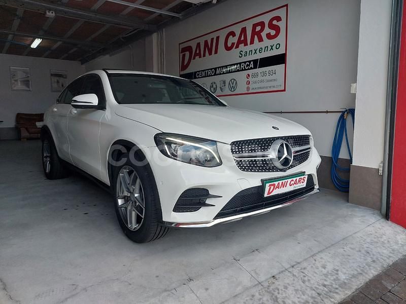 Usado Mercedes GLC220 170 CV (125 kW) 2017 Blanco Coupe