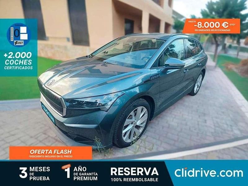 Verde Usado 2021 Skoda Enyaq iV SUV | 24.990 € (Super precio) - Imagen 1/3