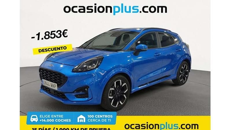 Azul Usado 2024 Ford Puma Gen-E ST-Line X SUV | 18.537 € (Buen precio) - Imagen 1/4