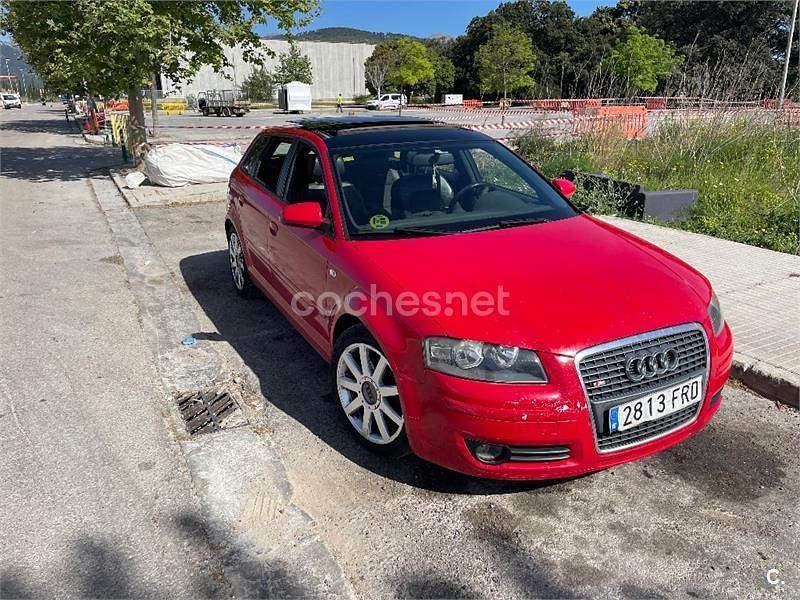 Usado Audi A3 S-Line 105 HP (77 kW) 2007 Vermelho Citadino