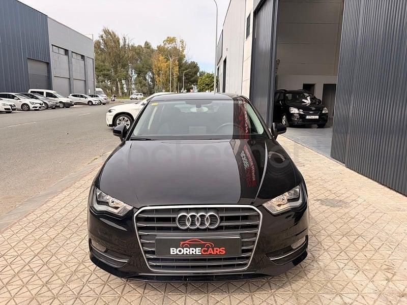 Usado Audi A3 110 CV (80 kW) 2014 Negro Berlina