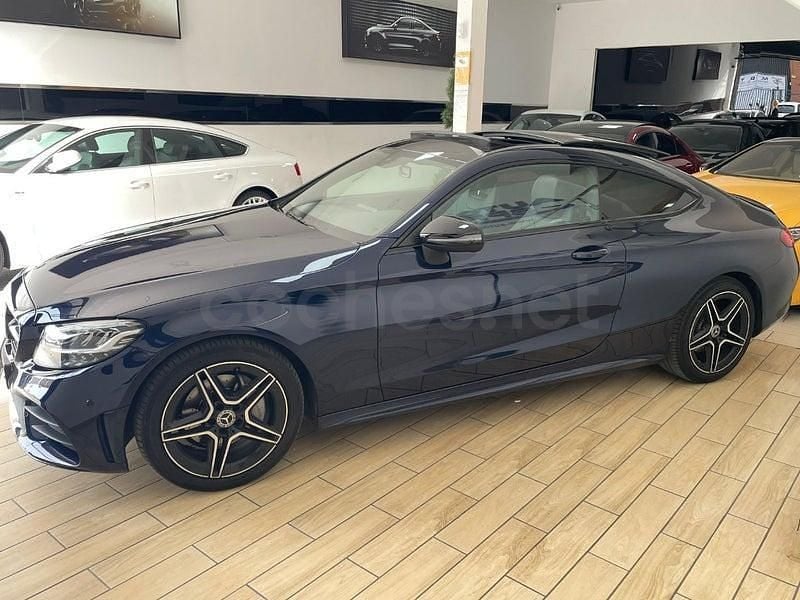 Usado Mercedes C220 194 CV (142 kW) 2020 Azul Coupe