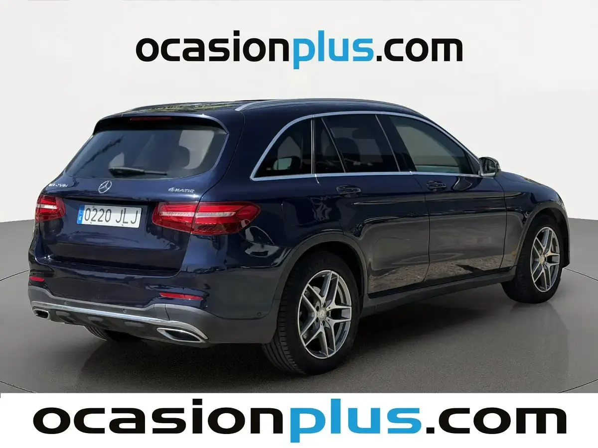 Usado Mercedes GLC250 204 CV (150 kW) 2016 Azul SUV