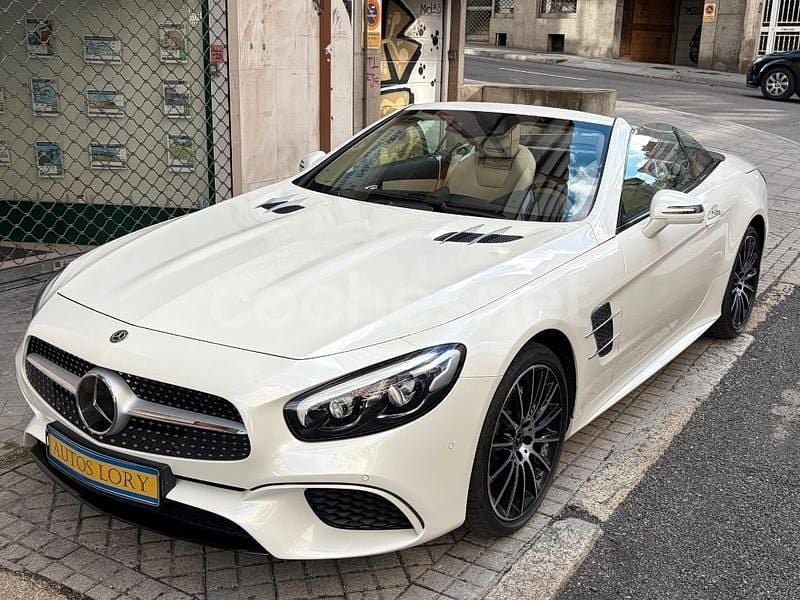 Usado Mercedes SL400 367 CV (269 kW) 2020 Blanco Descapotable