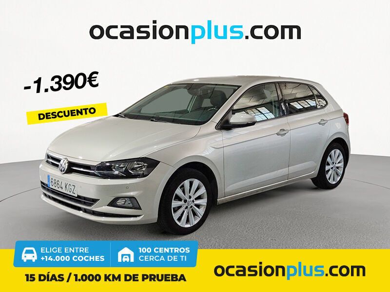 Gris Usado 2018 VW Polo Sportline Berlina | 15.290 € (Un poco caro) - Imagen 1/4