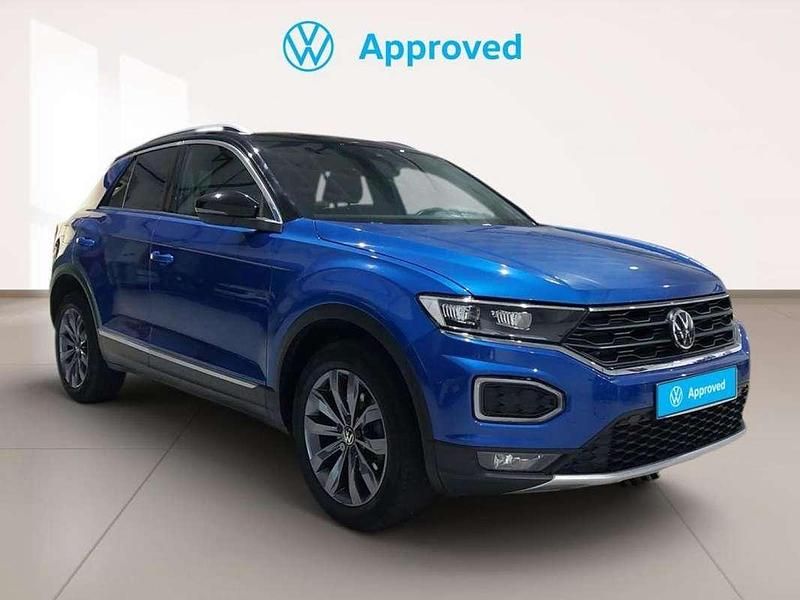 Azul Usado 2021 VW T-Roc Sport SUV | 23.500 € (Un poco caro) - Imagen 1/4