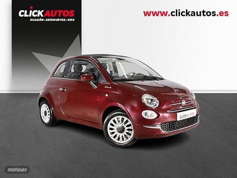 Usado Fiat 500 Dolcevita 70 CV (51 kW) 2021 Granate Descapotable