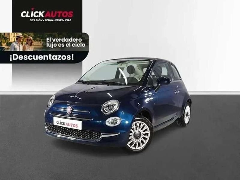 Usado Fiat 500 Dolcevita 71 CV (52 kW) 2021 Azul Descapotable