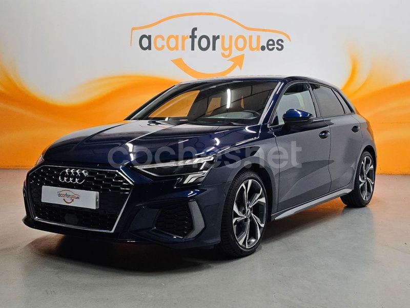 Azul Usado 2020 Audi A3 Sportback S-Line Berlina | 23.900 € (Buen precio) - Imagen 1/4