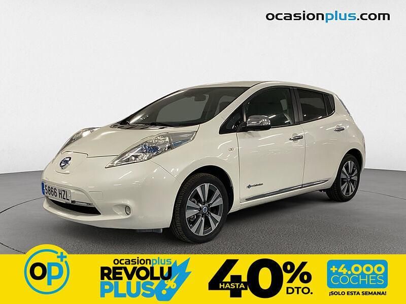 Usado Nissan Leaf Tekna 80 kW (109 CV) 2014 Blanco Utilitario