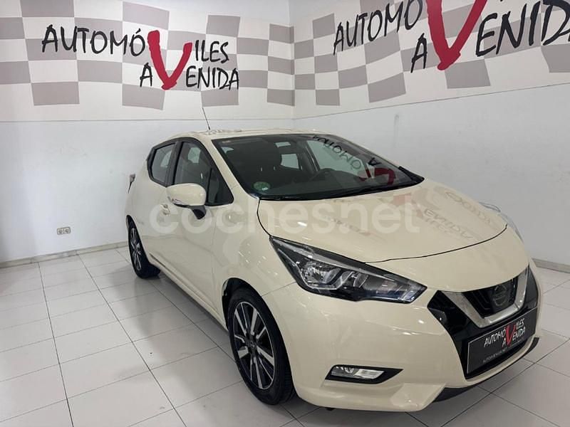 Usado Nissan Micra N-Connecta 90 CV (66 kW) 2018 Blanco Utilitario