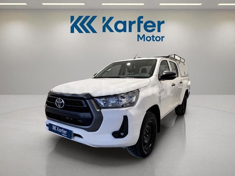 Blanco Usado 2021 Toyota HiLux Recogida | 30.790 € (Precio justo) - Imagen 1/4