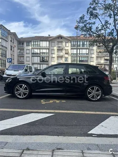 Usado Audi A3 S-Line 150 CV (110 kW) 2019 Negro Berlina