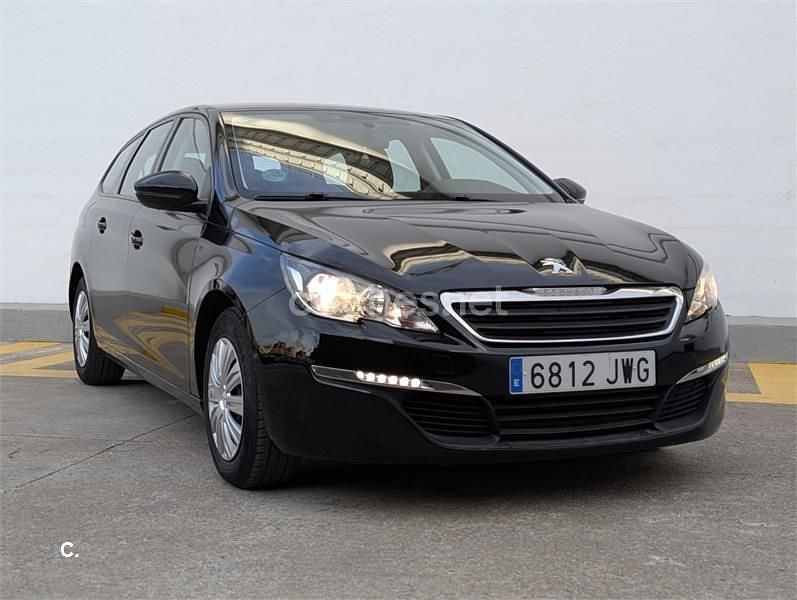 Negro Usado 2017 Peugeot 308 SW Active Familiar | 6999 € (Super precio) - Imagen 1/4
