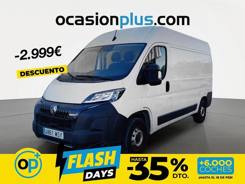 Blanco Usado 2024 Peugeot Boxer Van | 27.490 € (Precio justo) - Imagen 1/4
