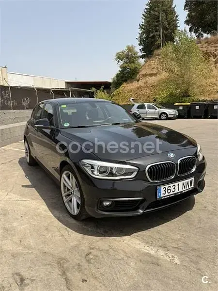 Usado BMW 120 Sport Line 190 CV (139 kW) 2017 Negro Berlina