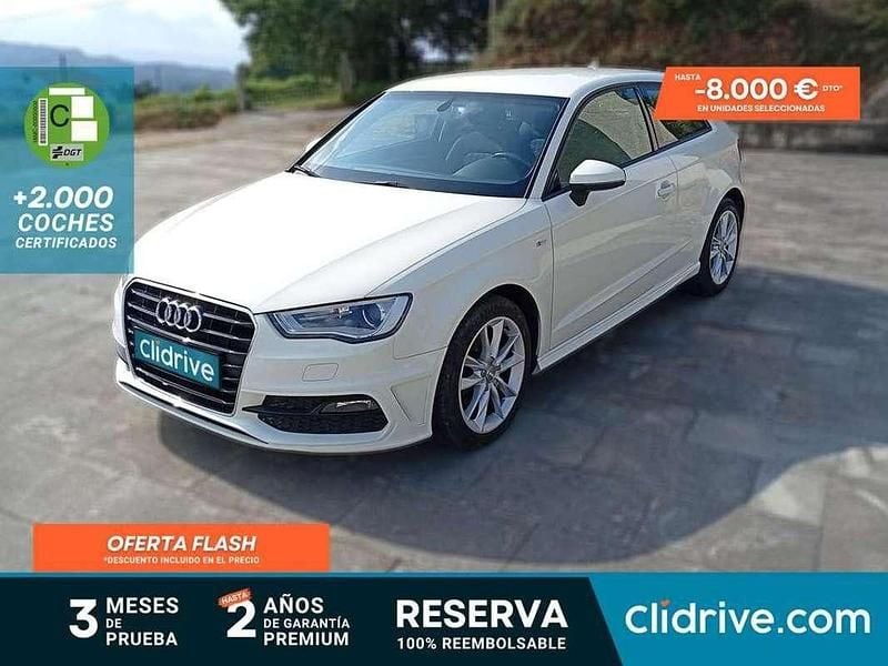 Usado Audi A3 Advanced 110 CV (80 kW) 2015 Blanco Utilitario