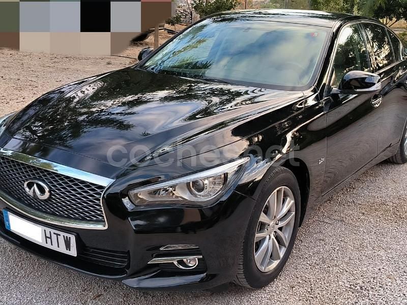 Usado Infiniti Q50 170 CV (125 kW) 2014 Negro Berlina