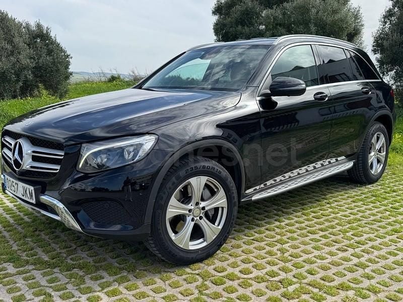 Usado Mercedes GLC220 170 CV (125 kW) 2016 Negro SUV