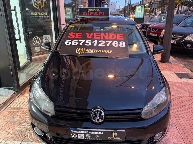 Usado VW Golf VI Sport 105 CV (77 kW) 2011 Negro Utilitario