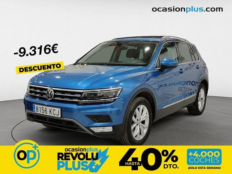 Usado VW Tiguan Sportline 180 CV (132 kW) 2017 Azul SUV